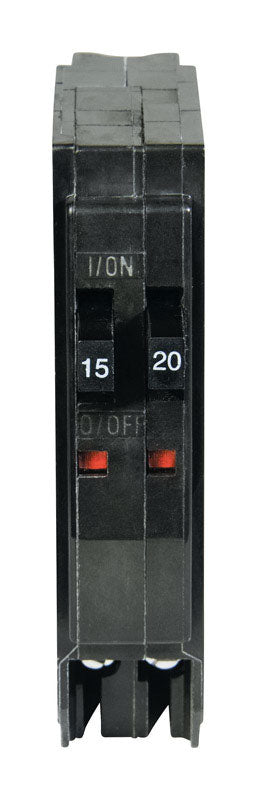 Square D 15/20 amps Tandem Single Pole Circuit Breaker QOT1520CP