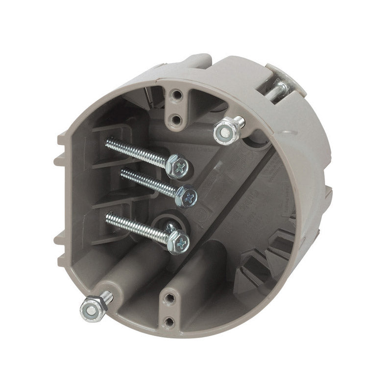Madison Electric Smart Box Round PVC Fan Box Gray MSBFAN