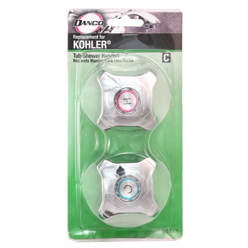 Danco For Kohler Chrome Tub and Shower Faucet Handles 9D00088768