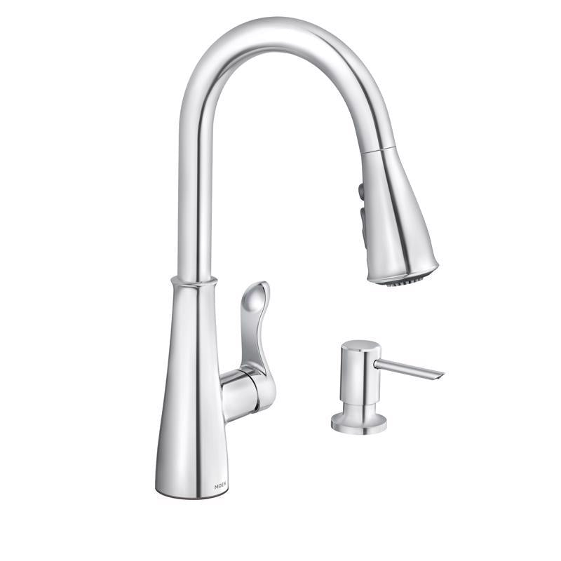 Moen Hadley One Handle Chrome Pull-Down Kitchen Faucet 87245