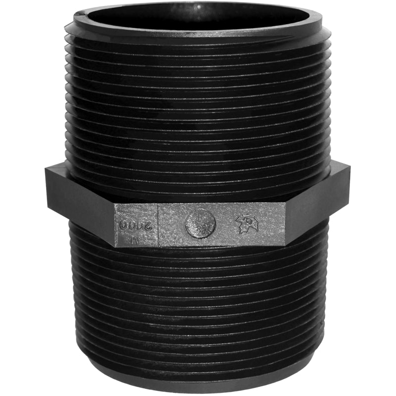 Green Leaf Schedule 80 2 in. MPT x 2 in. MPT Polypropylene Nipple M2000P 1 pk