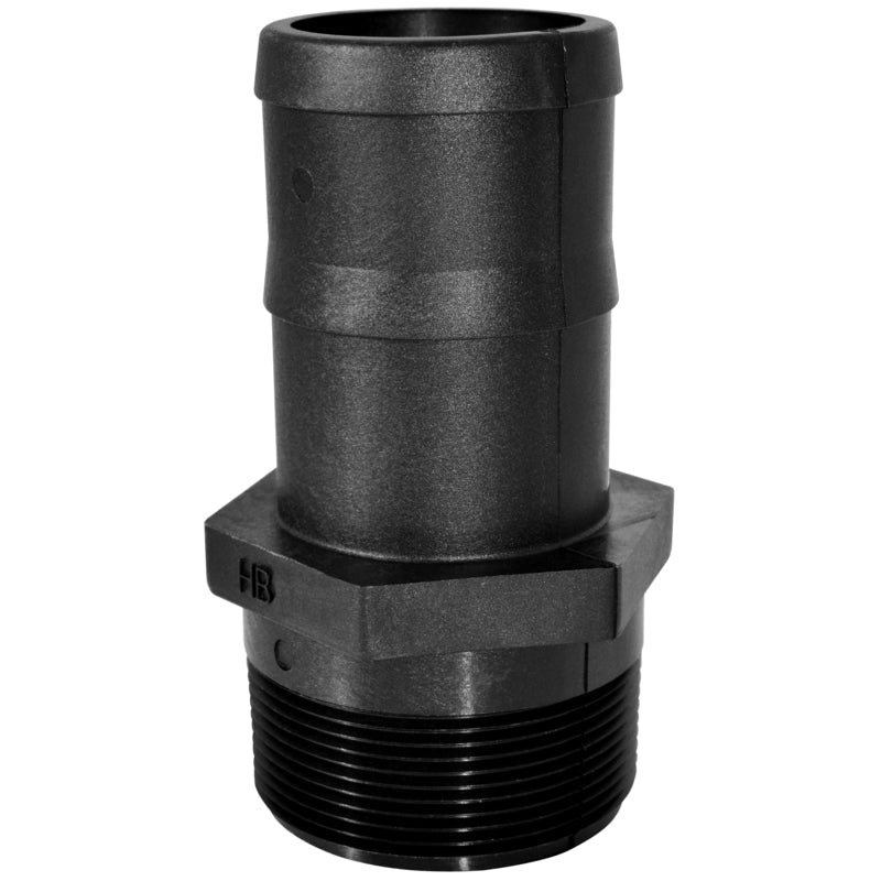 Green Leaf Schedule 80 1-1/2 in. MPT x 1-1/2 in. Barb Poly Adapter HB150 1 pk