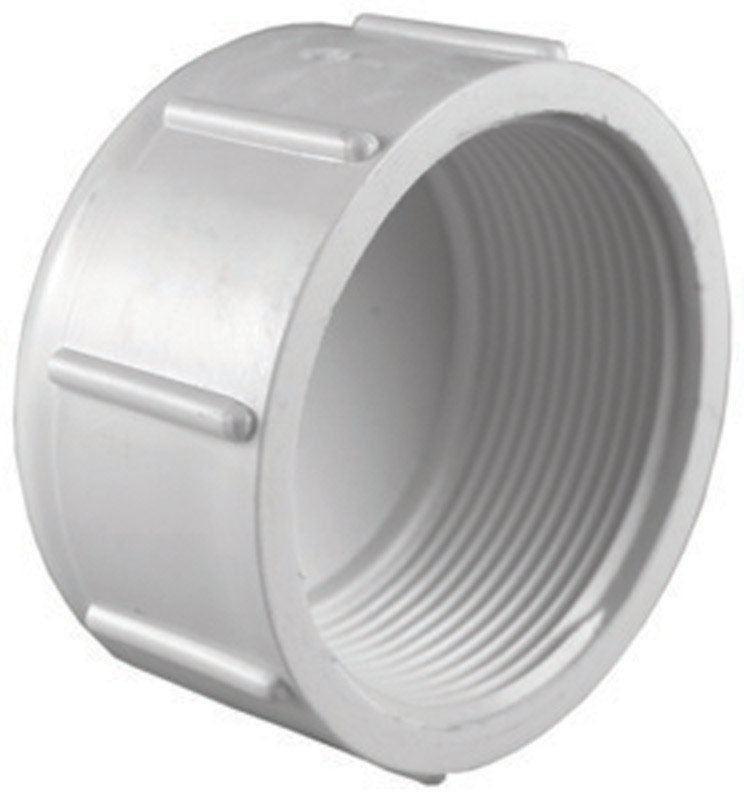 Charlotte Pipe Schedule 40 4 in. FPT PVC Cap PVC 02117 2400 1 pk