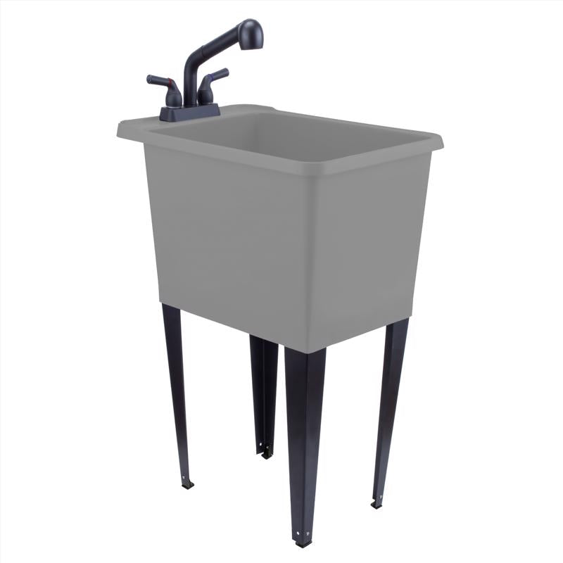 Tehila 17.5 in in. W X 23.5 in. D Freestanding Plastic Laundry Tub 115079
