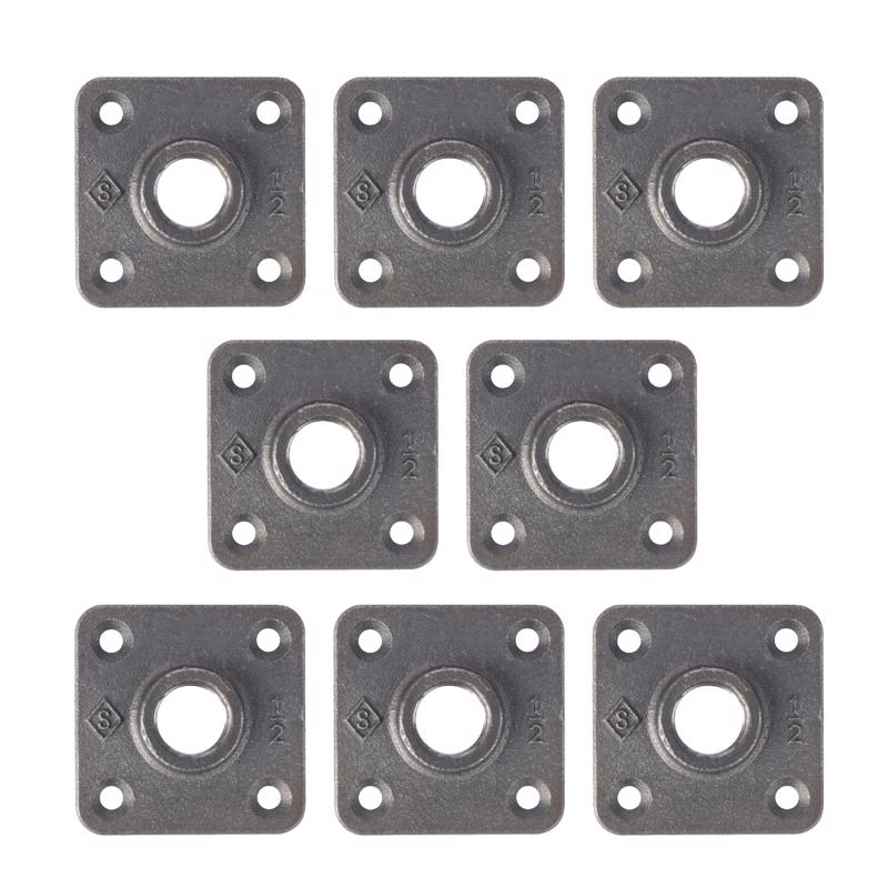 STZ Industries Pipe Decor Iron Flange 1/2 in. 366 FMS-JR-12-8