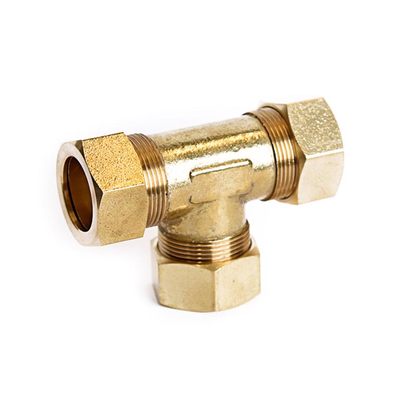 ATC 7/8 in. Compression X 7/8 in. Compression Brass Tee 6JC126310701021