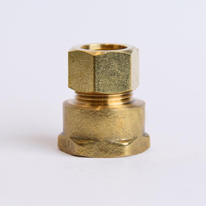 ATC 5/8 in. Compression X 3/4 in. FPT Brass Coupling 6JC120110701043, Pack of 5