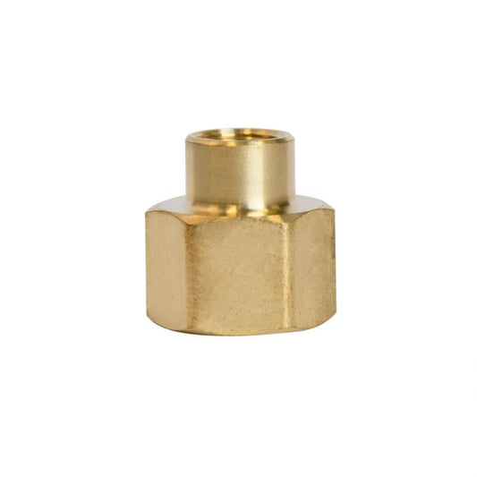 ATC 3/8 in. FPT X 1/8 in. FPT Brass Coupling 6JC120810701029, Pack of 5