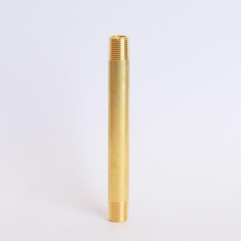 ATC 1/8 in. MPT X 1/8 in. MPT Yellow Brass Nipple 3-1/2 in. L 6JC126300201015, Pack of 5