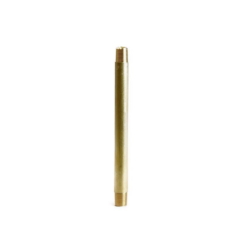 ATC 1/8 in. MPT X 1/8 in. MPT Yellow Brass Nipple 4-1/2 in. L 6JC126300201017, Pack of 5
