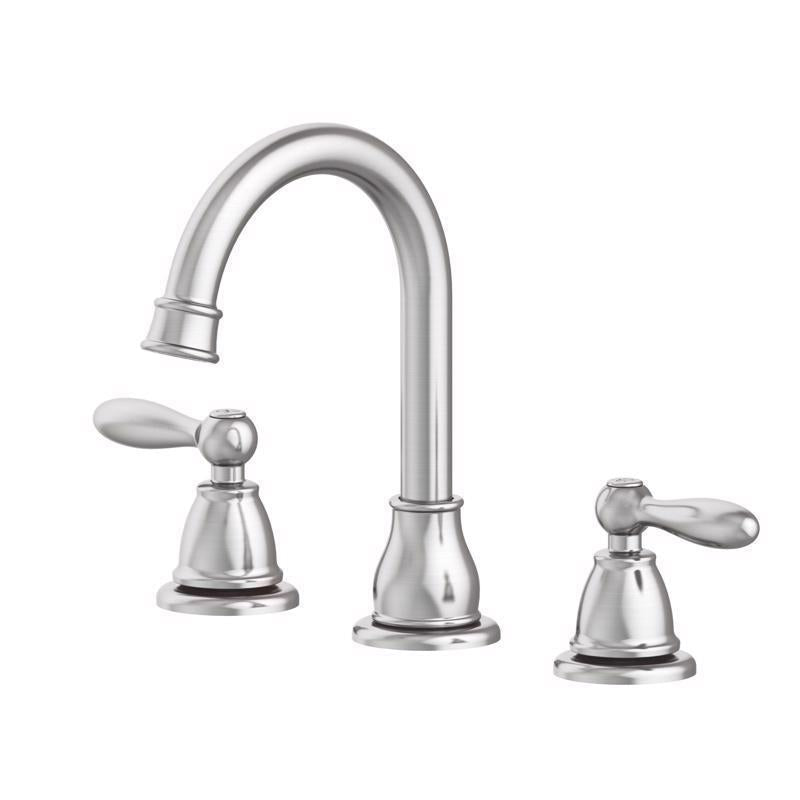 Oakbrook Collection Jennifer Brushed Nickel Traditional Widespread Bathroom Sink Faucet 8 in. 67084W-6304