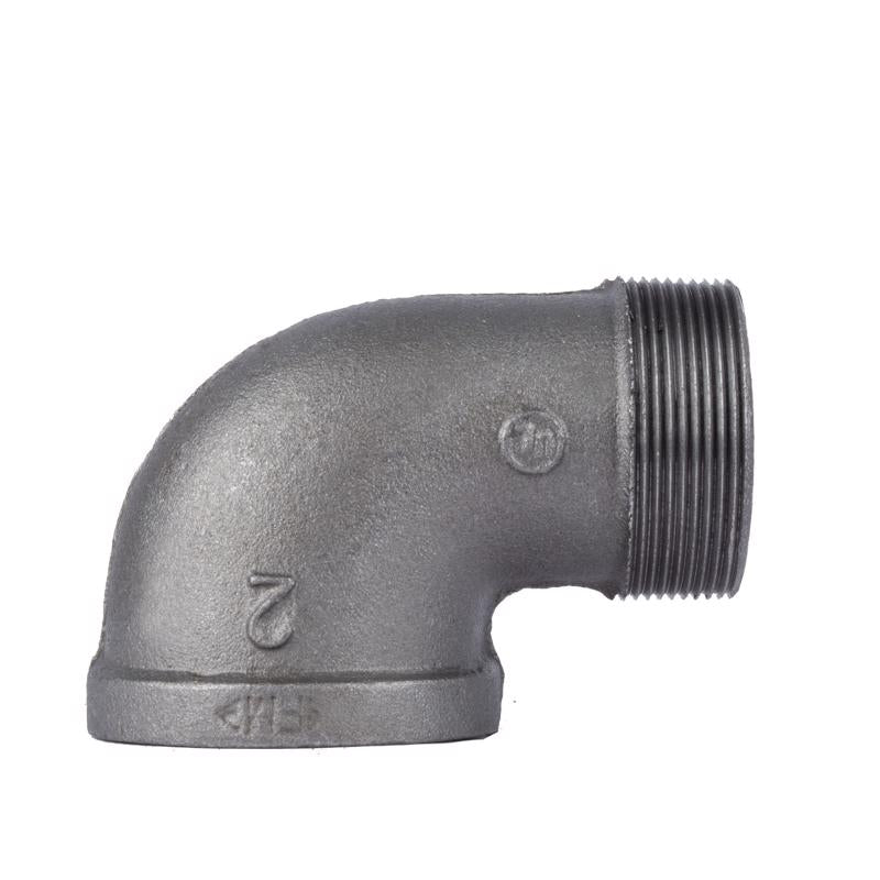 STZ Industries 2 in. FIP x 2 in. MIP Black Malleable Iron 90 Degree Street Elbow 310USE90-2