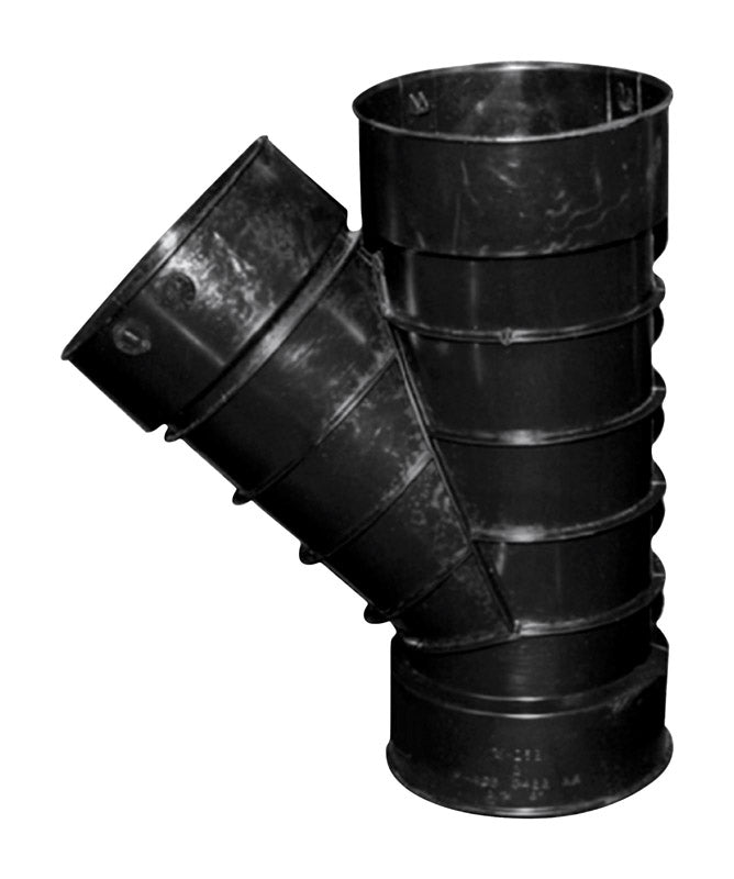 Advanced Drainage Systems Schedule 40 3 in. Snap X 3 in. D Snap Polyethylene 10 in. Wye 0322AA 1 pk