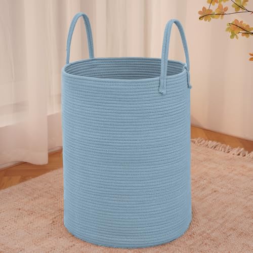 60L Cotton Rope Laundry Basket Hamper