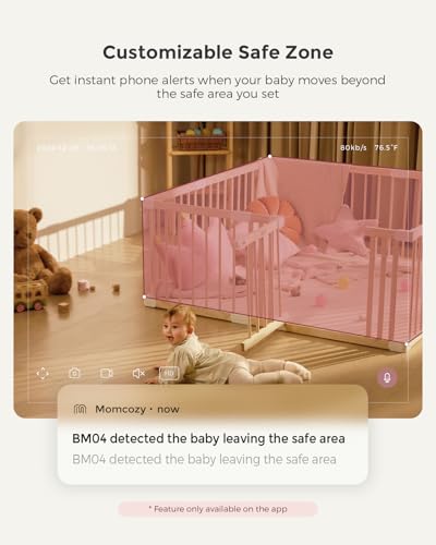 BM04 Smart WiFi Baby Monitor with 2 Cameras