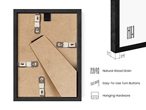 Standalone Black Oak Frame Set of 9 (9 Count)