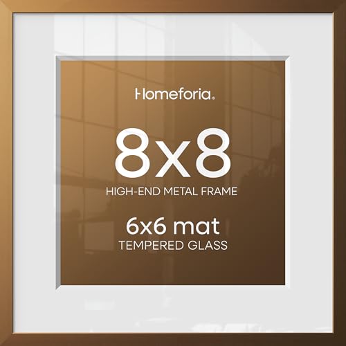 8x8 Bronze Picture Frame (3 Count)