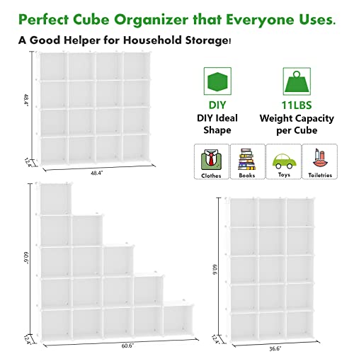 16 Cube Storage Organizer Cube Shelves Units Storage Cubes