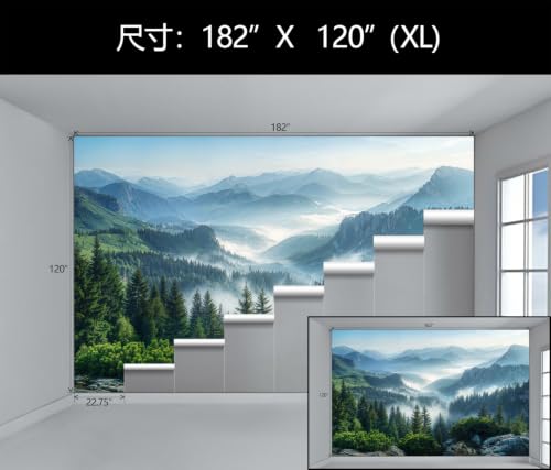 Misty Pine Forest Wall Paper Mural Peel and Stick for Living Room