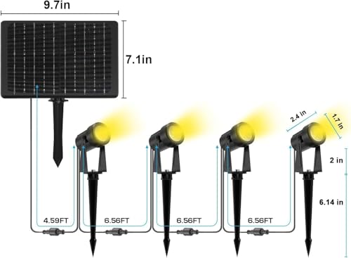 Solar Landscape Spotlights (16 Count)