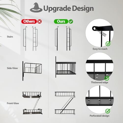 Fire Escape Wall Shelf (3 Count)
