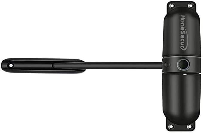 Safety Spring Door Closers, Adjustable Closing Hinge, Automatic Stopper Fire Rated, Convert Hinged Doors to Self Closing - Black