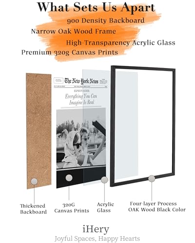 16x20in Everything You Can Imagine Is Real Framed Newspaper Art