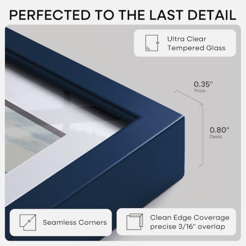 11x14 Blue Picture Frame