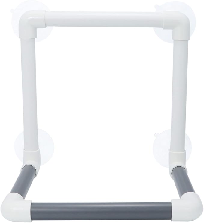 Bird Portable Suction Cup Shower Perch Parrot Window Wall Standing Platform for Cockatoo Conure Cockatiel African Grey