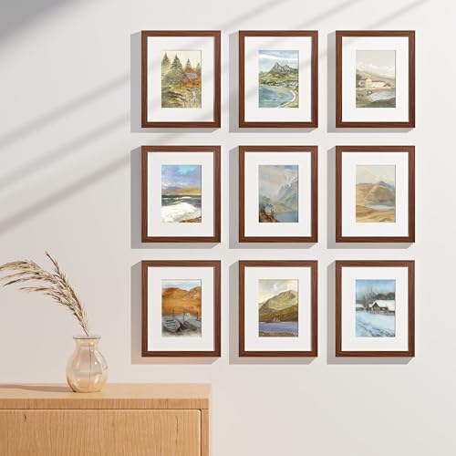 8x10 Picture Frames Set of 9 (9 Count)