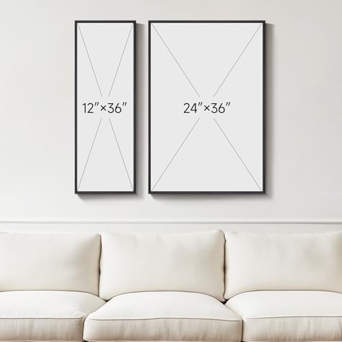 Framed 3D Textured Black and White Abstract Wall Art