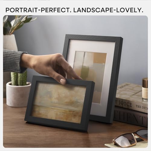 6x9 Black Oak Picture Frame