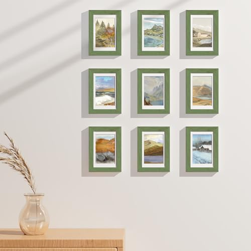 4x6 Picture Frames Set of 9 (9 Count)