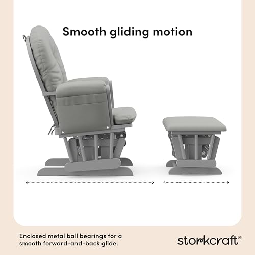 Premium Hoop Glider & Ottoman