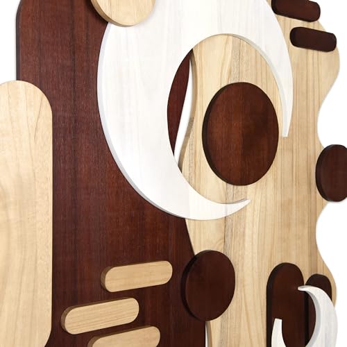 Sands Serenade I & II Hand Made & Hand Finished Dimensional Solid Wood Abstracts