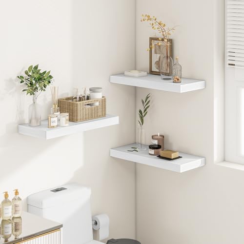 Deep Floating Shelves for Wall 16x12” Set of 2 (2 Count)