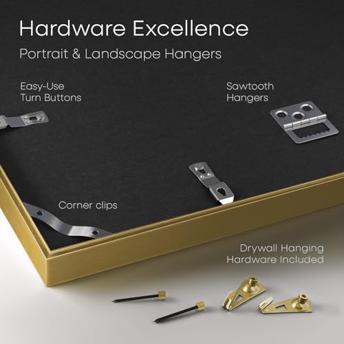 15x18 Gold Diploma Frame (3 Count)