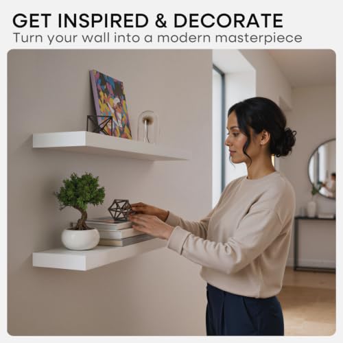 12 Inch Floating Shelves (3 Count)