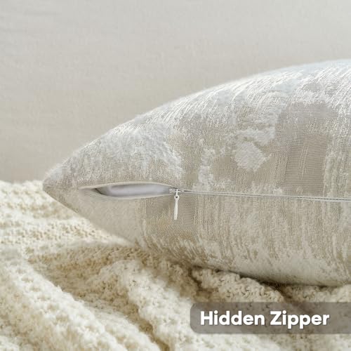 Pack of 2 Faux Cashmere Throw Pillow Covers 22x22 Inch (2 Count)