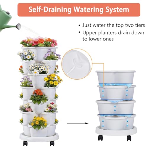 7 Tier Vertical Garden Planter (7 Count)
