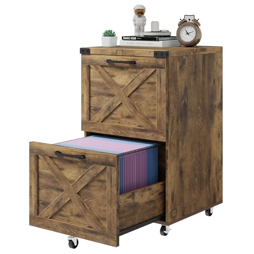 Farmhouse File Cabinet with 2 Drawers