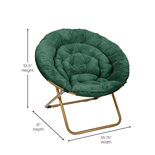 38 Inch Folding Saucer Chair