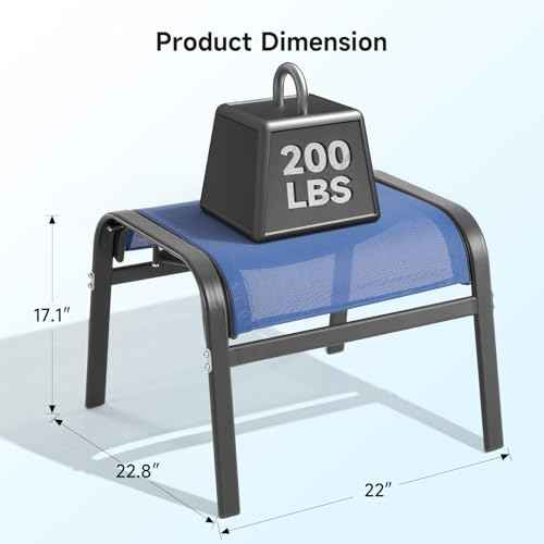 Outdoor Ottoman Set of 2 (2 Count)