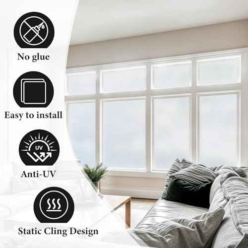 Window Privacy Film (19.34 Sq Ft)