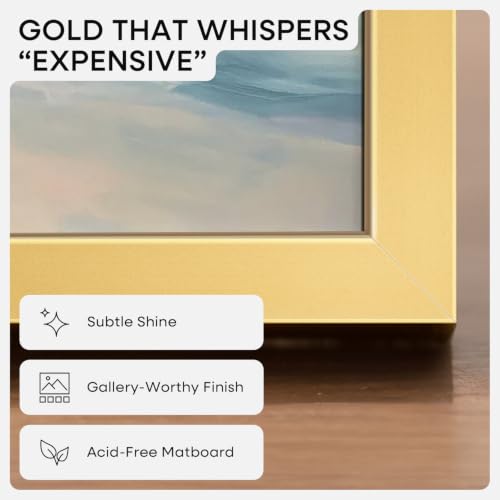 15x15 Gold Picture Frame