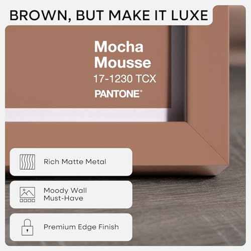 6x6 Mocha Picture Frame (2 Count)
