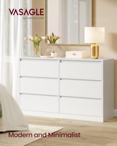 Modern 6 Drawer Dresser