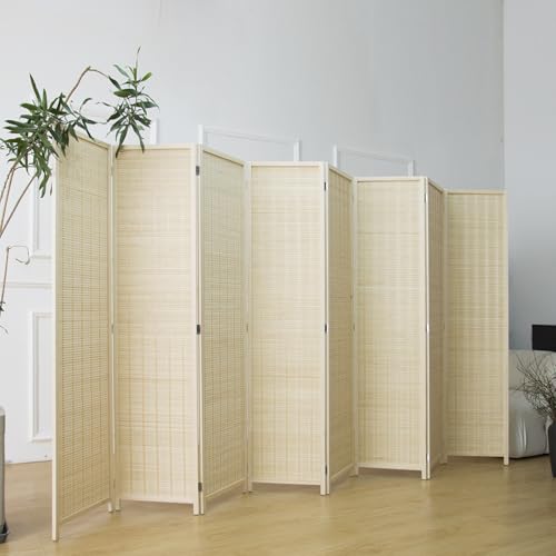 8 Panel Bamboo Room Divider