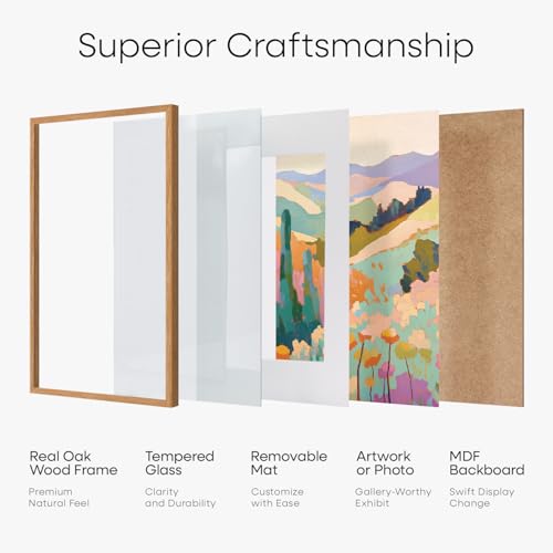 22x28 Natural Oak Poster Frame
