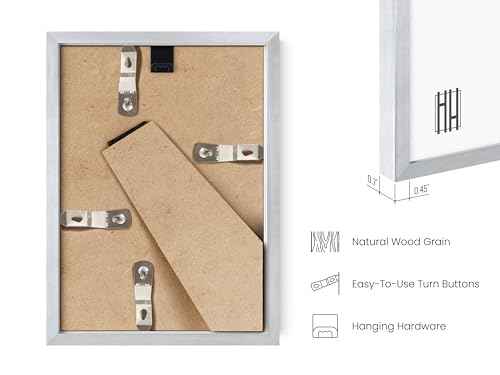 4x6 Silver Metal Picture Frames